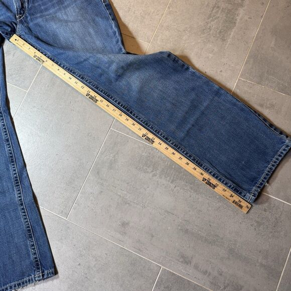 Ariat M4 Gulch Relaxed Boot Cut Jeans Men 36x36 Blue Cotton - Picture 13 of 16